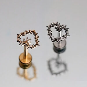 Piercing Cœur barbelé