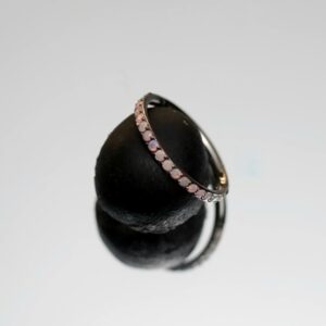 Anneau strass et opale