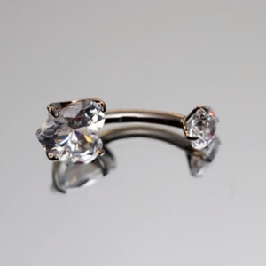Piercing Nombril pierre coeur
