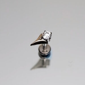 Piercing tulipe et strass