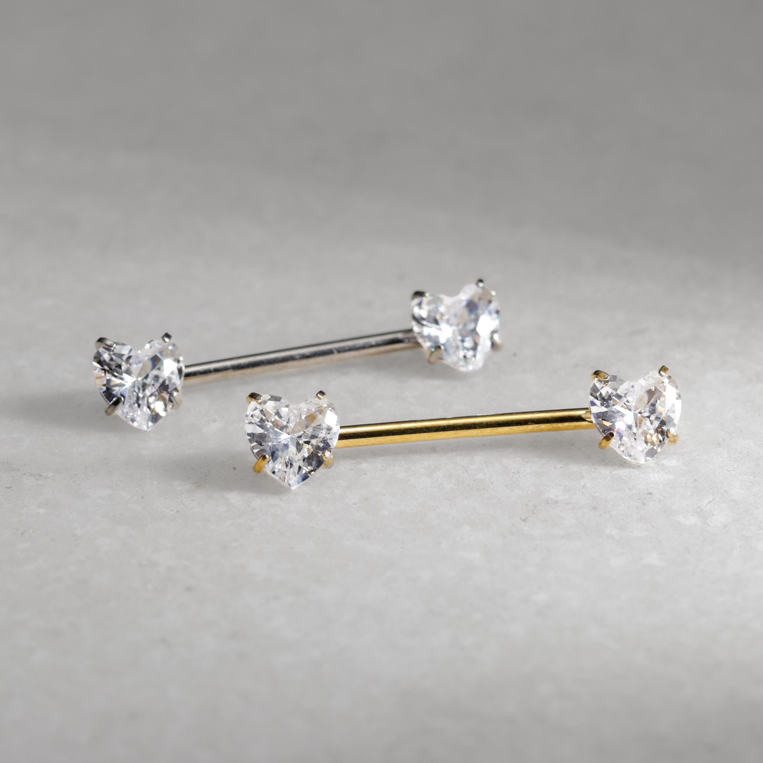 Bijou téton coeur titane – Image 2